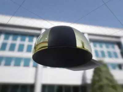 3D Cap gold helmet Free low-poly 3D model