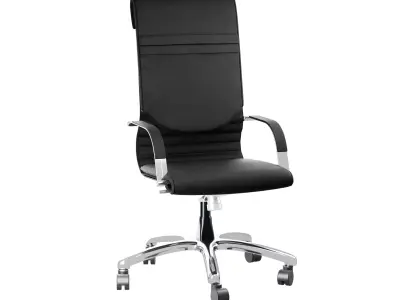 Office chair 3D model 2