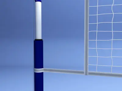 Volleyball net low poly Low-poly 3D model