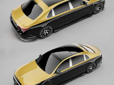 2023 Mansory Maybach S680 With Interior 3D model