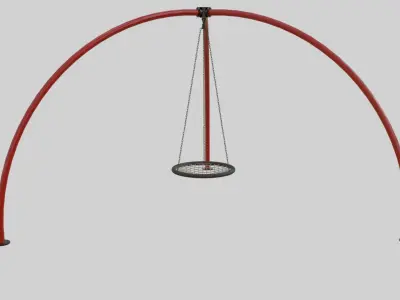 Playground Portal Swing - 03 3D model