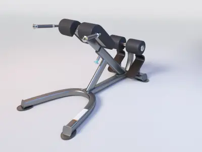 ROMAN CHAIR Gym Equipment Free low-poly 3D model