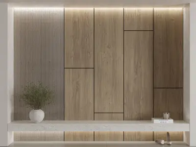 Hallway Furniture 05 3D model