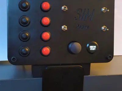 Button-Box 3d model for SimRacing  3D print model