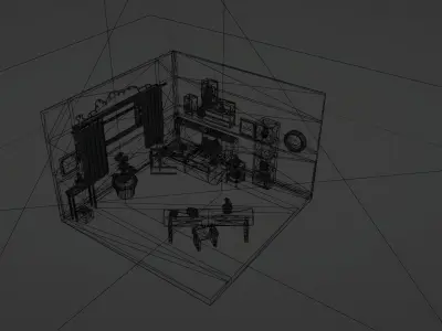 low-poly 3D model Low-poly 3D model get