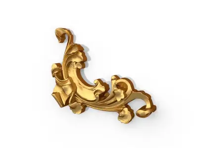 Classic decor ornament 136 3D model
