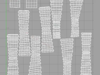 Vase 01 Ceramic version and Glass Version 3D model