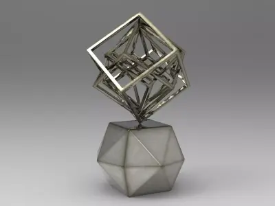 Cubys Decor Low-poly 3D model