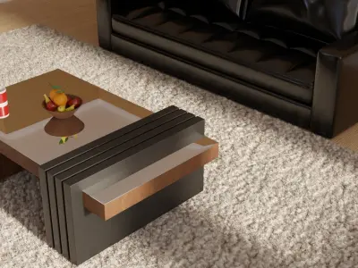 Living room 3D model 45