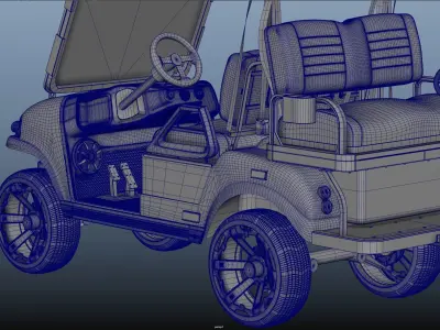 golf-cart-evolution-Turfman 200 3D model