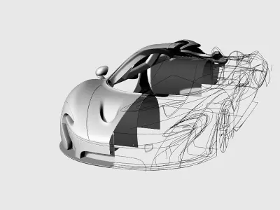 McLaren P1 3D model by 18950860503