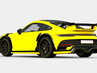 Porsche 911 Turbo S Techart GTstreet R 3D model
