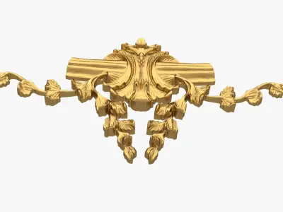 Classic decor ornament 242 3D model