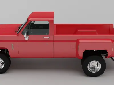 Pick-up 3 ford pickup truck 3D model