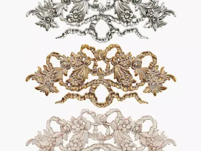 Classic carved 229 3D model