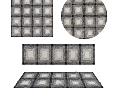 Rugs No 1055 Low-poly 3D model