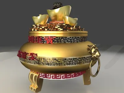 Chinese treasure bowel  3D model
