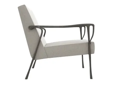  HOLLY HUNT Dublin Lounge Chair 3D model