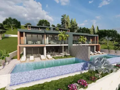 Twin villa ARCHiTECTURAL PROJECT 3D model