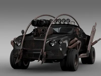 Mad Max Grizzly Bentley Continental GT 2015 3D model