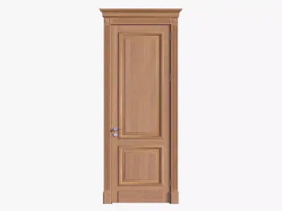 Door classic 02 3D model