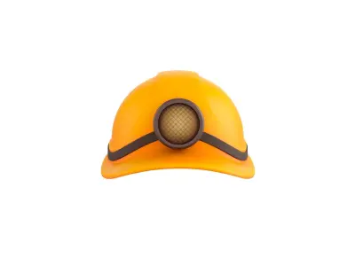 Miner Helmet 3D model
