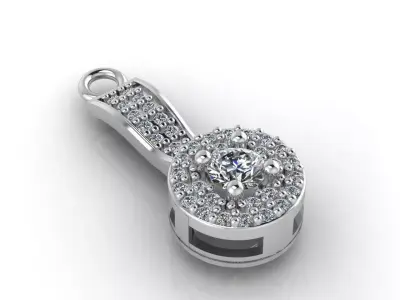 Women Pendants 3DM STL Pendant Renders Details 3D print model 3D print model