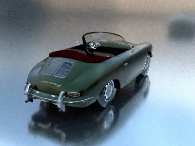 PORSCHE 356 3D model 2
