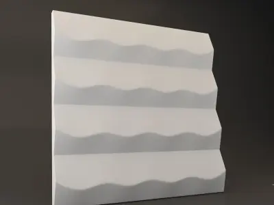 3d wall panel collection  3D Model Pack