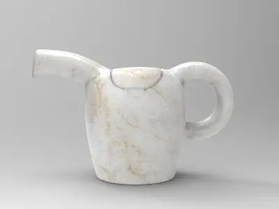 Bew Teapot Low-poly 3D model