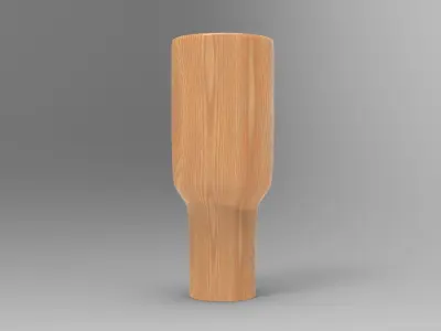 Puni Vase Low-poly 3D model