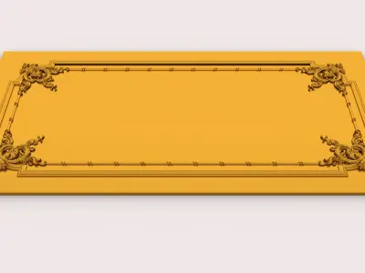 CNC model Modern Wall Panel 3D model