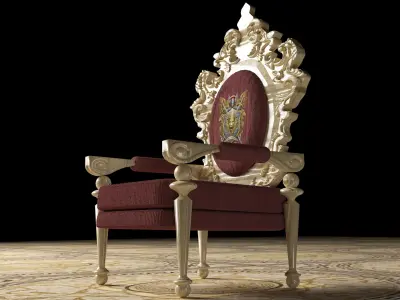 King Throne 5 - 4K 3D model
