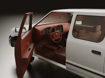 Nissan DDSN 2 Cabin Low-poly 3D model