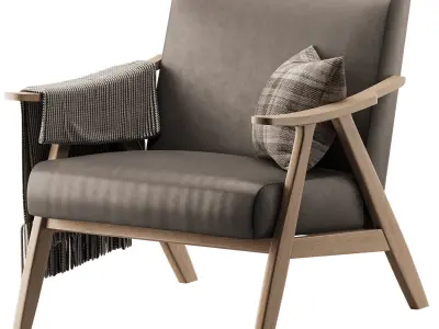 Verona Accent Chair 3D model