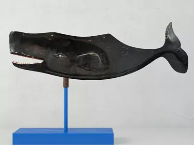 Carved Sperm Whale 3D model