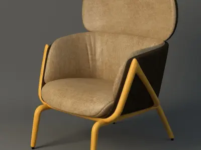  Elysa Chair 3D model