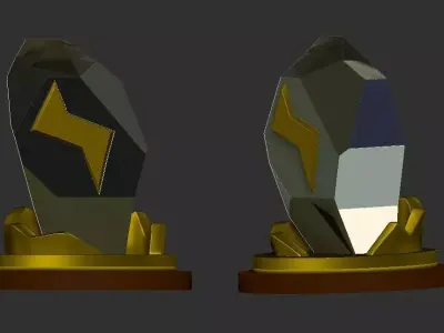 TROFEO RAYO MARIO KART 7 3D print model