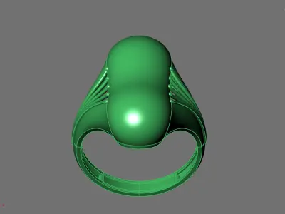 Women Ring Plain Ring Ready STL 3DM Models Womens Rings 3D print model 48