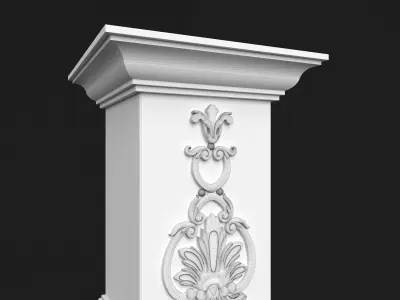 Column Decorative 9 3D model