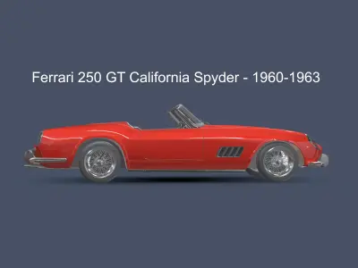 Ferrari 250 GT California Spyder - 1960-1963 3D model