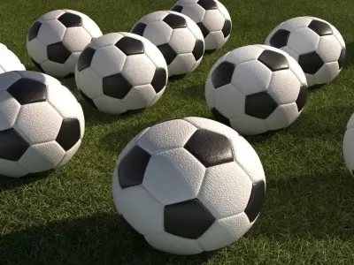 Classic Soccer Ball - Football Free low-poly 3D model
