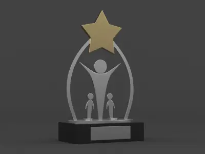 Trophy Cup 3D model