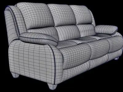 leather sofa 3D model order