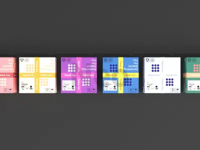 Cardboard Boxes 3D Model Low-poly 3D model