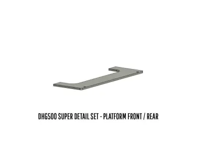 DET-0053 DHG500 Detail set H0-scale 13 items 3D print model