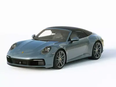 Porsche 911 Carrera 4s cabrio 2019 3D model