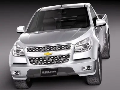 Chevrolet Colorado Regular Cab CG 2012 3D model