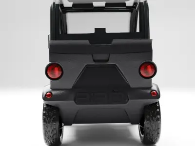 Biro Dressed Small Microcar 3D model