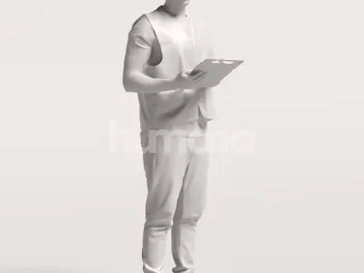 Humano Man Warehouse Worker Engineer -2506-035-1707 3D model